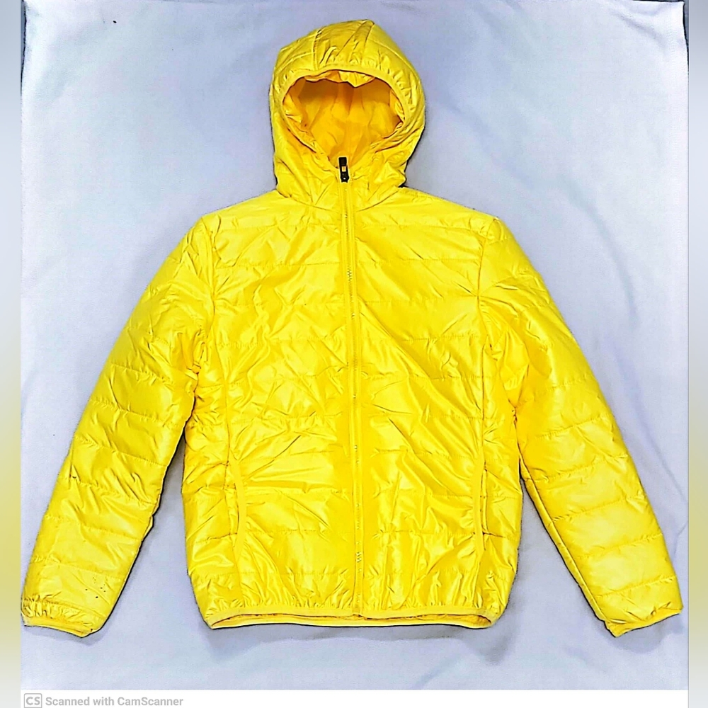 Kids Yellow Puff Jackets